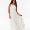 Women Rip Curl Dresses & Rompers | Pacific Dreams Embroidered Midi Dress Cream