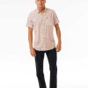 Men Rip Curl Shirts & Flannels | Floral Reef Short Sleeve Shirt