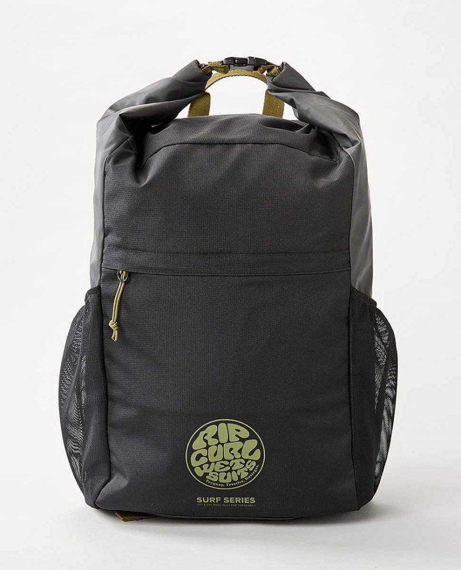 Men Rip Curl Backpacks & Bags | Surf Series 25L Ventura Backpack Black