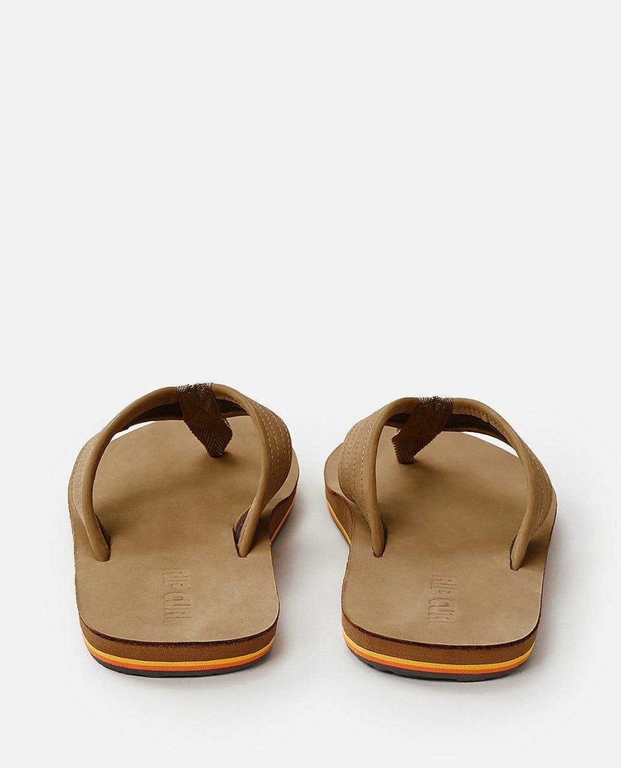 Men Rip Curl Sandals | Revival Leather Thongs