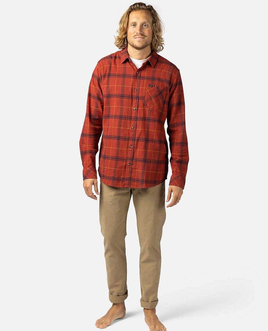 Men Rip Curl Shirts & Flannels | Checked In Flannel