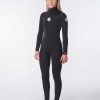 Women Rip Curl Fullsuits | Women'S Dawn Patrol 4/3 Chest Zip Wetsuit