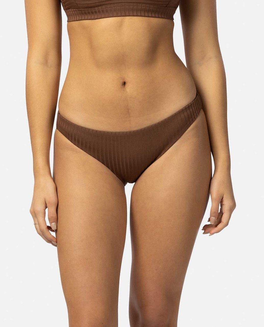 Women Rip Curl Bikini Bottoms | Premium Surf Cheeky Coverage Bikini Bottoms