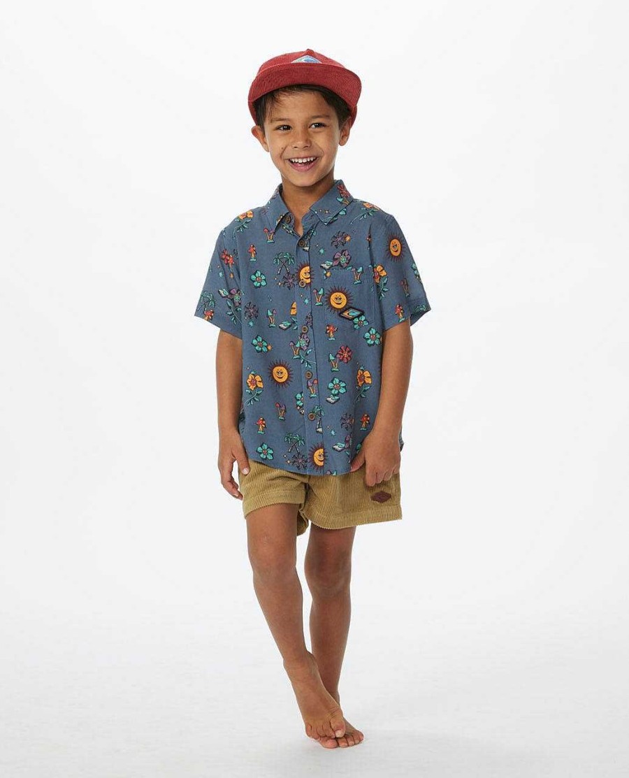 Boys Rip Curl Tops & Tees | Mystic Waves Shirt - Boys (1-8 Years) Multico