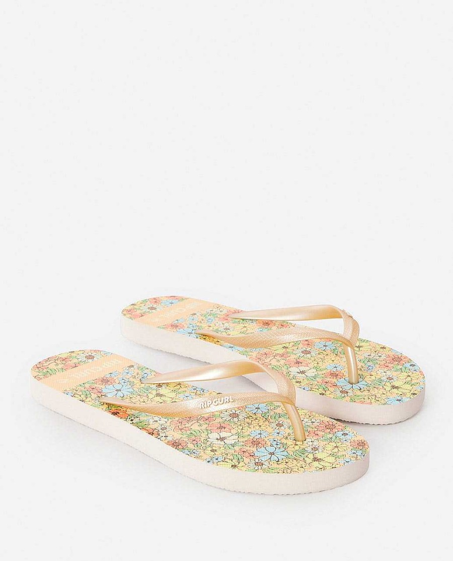 Women Rip Curl Sandals | Follow The Sun Bloom Open Toe Multico