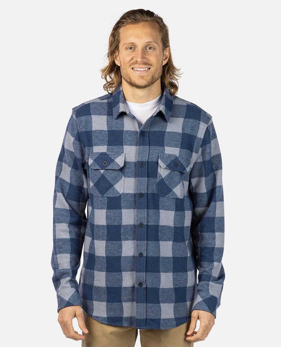 Men Rip Curl Shirts & Flannels | Grid Long Sleeve Shirt