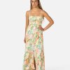 Women Rip Curl Dresses & Rompers | Follow The Sun Maxi Dress Light Orange