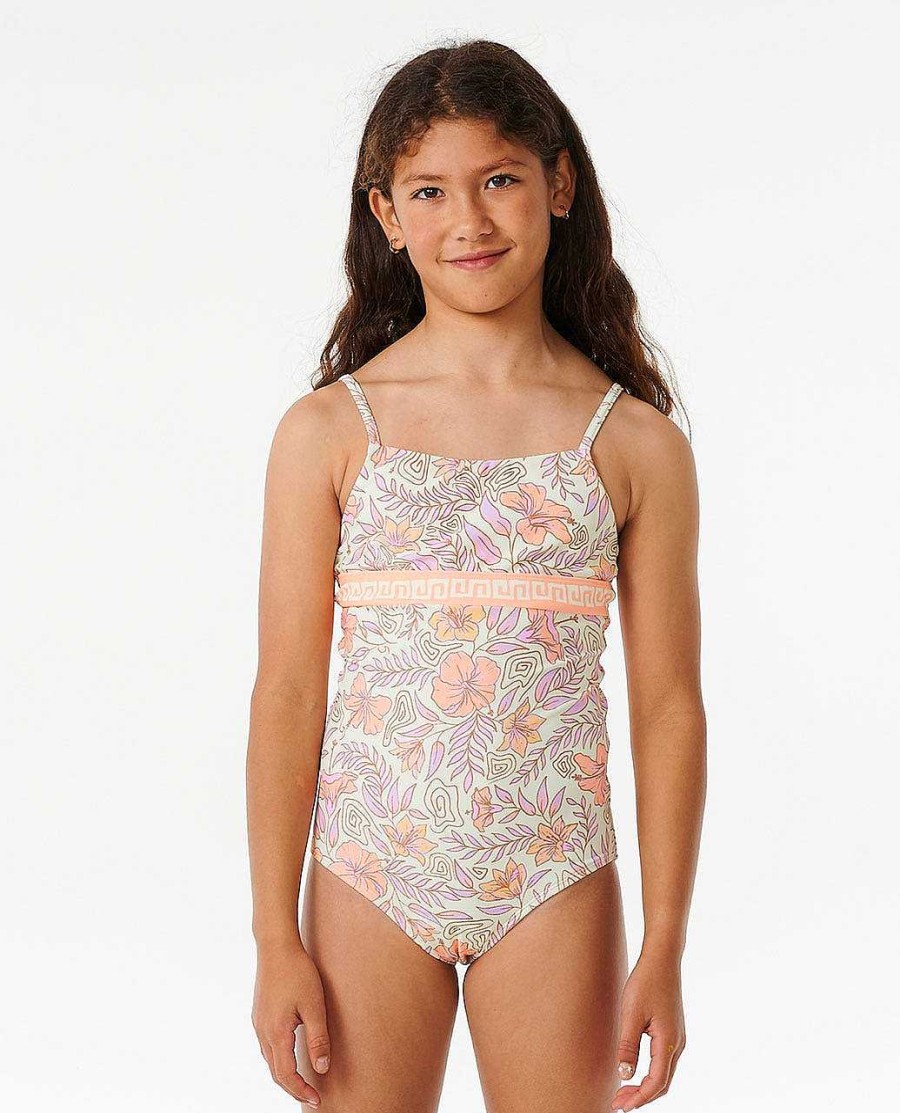 Girls Rip Curl Swimwear | Hidden Tropic One Piece Swimsuit - Girl (8-16)