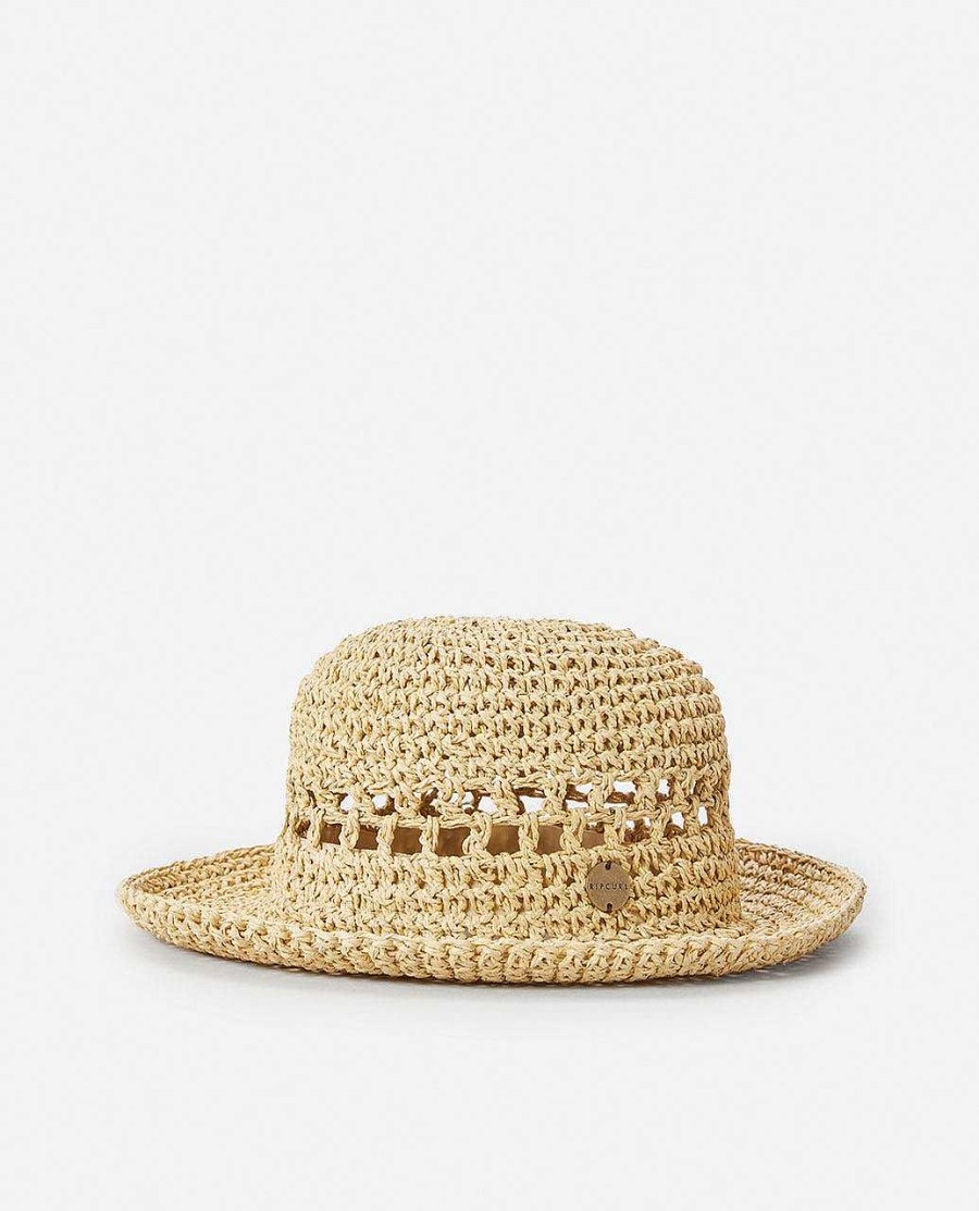 Women Rip Curl Hats & Beanies | Essentials Crochet Bucket Hat