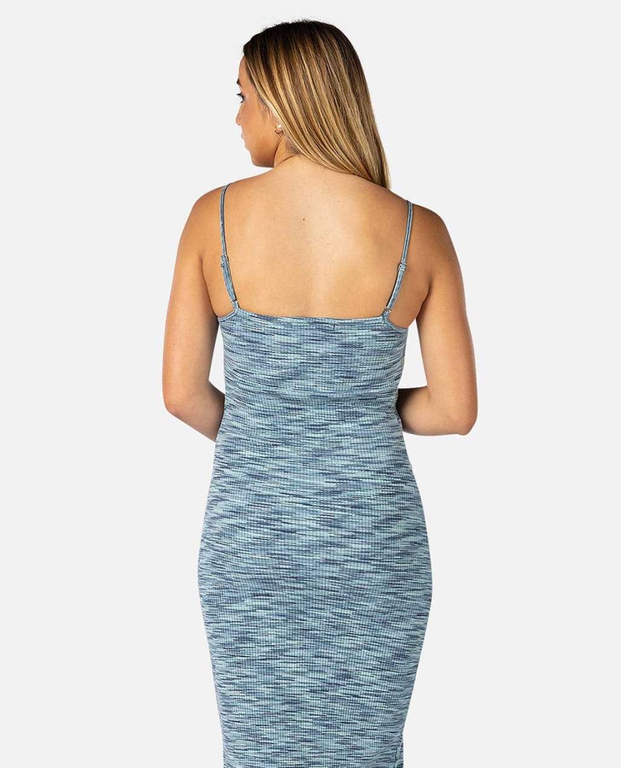 Women Rip Curl Dresses & Rompers | Bobbi Space Dye Dress Blue