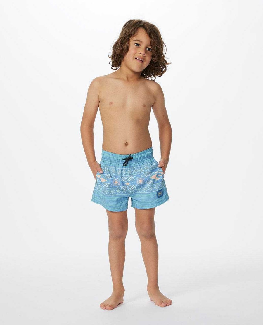 Boys Rip Curl Boardshorts | Mystic Waves Volley Boardshort - Boys (1-8 Years)