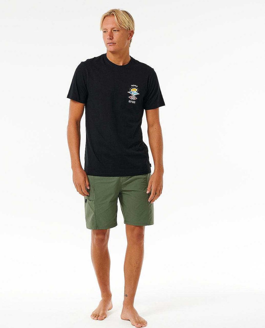 Men Rip Curl Shorts | Boardwalk Buckled Cargo Volley Short