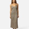 Women Rip Curl Dresses & Rompers | Isla Geo Midi Dress Black