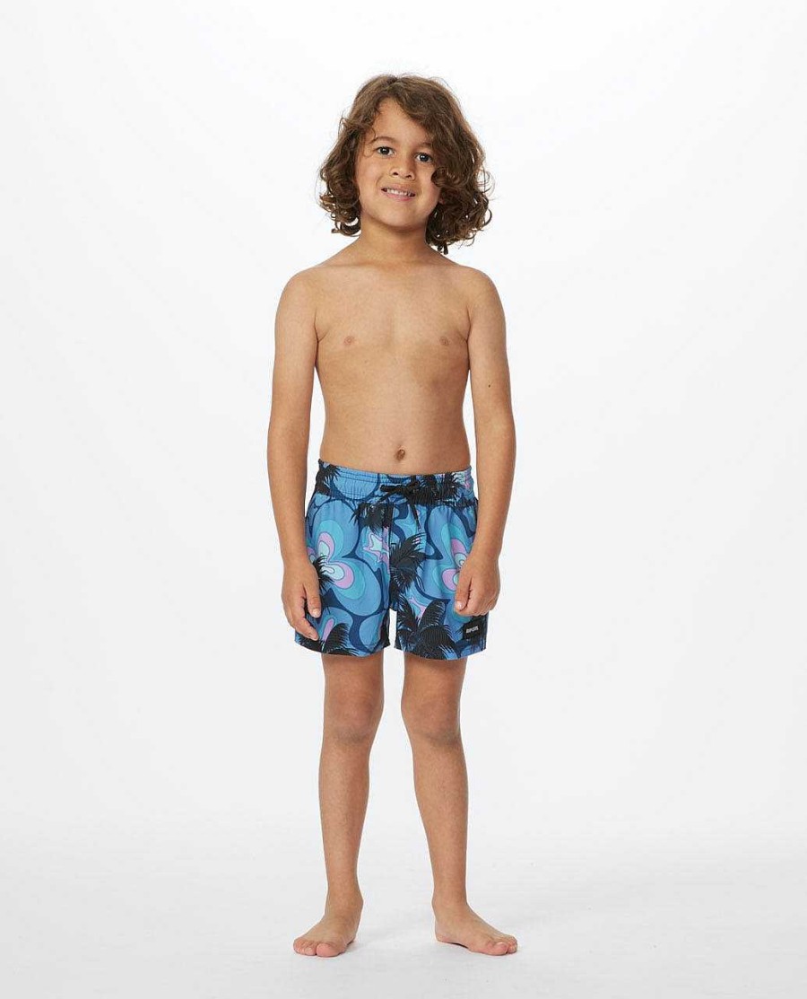 Boys Rip Curl Boardshorts | Mirage Mason Barrel Killa - Boys (1-8 Years) Blue Yonder