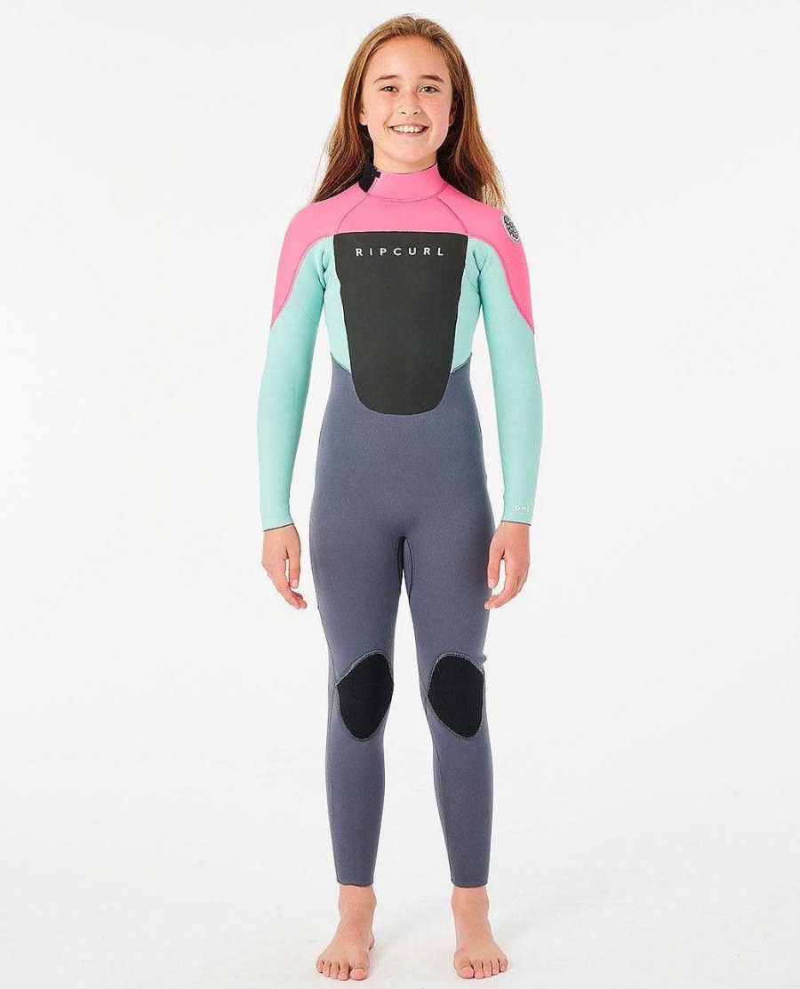 Kids Rip Curl Fullsuits | Groms Omega 4/3Mm Back Zip Wetsuit