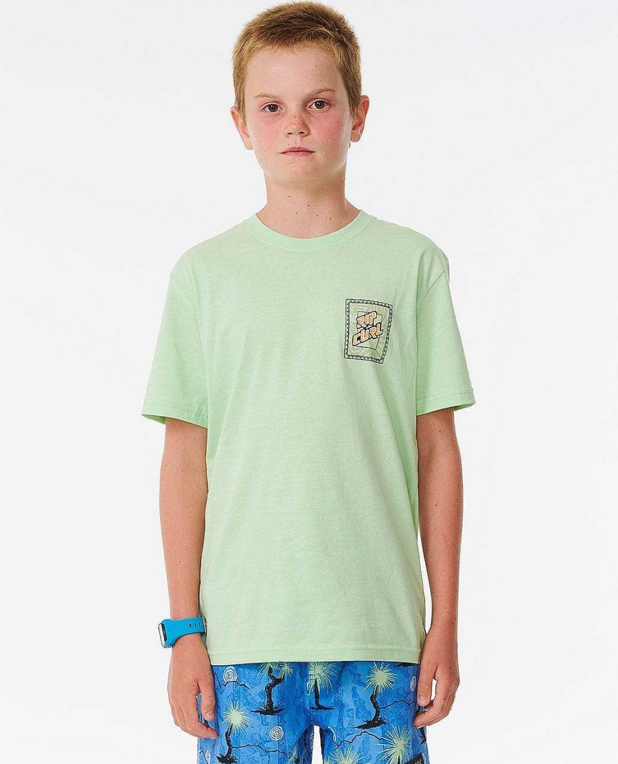 Boys Rip Curl Tops & Tees | Shred Rock Logo Tee - Boys (8-16 Years)