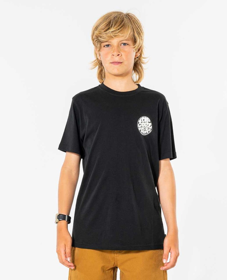 Boys Rip Curl Tops & Tees | Wetsuit Icon Tee - Kids (8-16 Years)