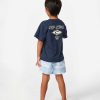 Boys Rip Curl Tops & Tees | Fade Out Icon Tee - Boys (1-8 Years) Dark Navy