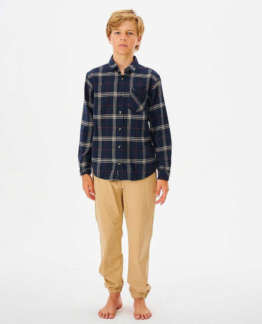 Boys Rip Curl Tops & Tees | Checked In Flannel Shirt - Boys (8-16 Years)