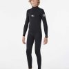 Kids Rip Curl Fullsuits | Junior Dawn Patrol Back Zip 4/3Mm Wetsuit Steamer