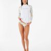 Women Rip Curl Rash Guards | Always Summer Upf 50+ Long Sleeve Rash Vest Top