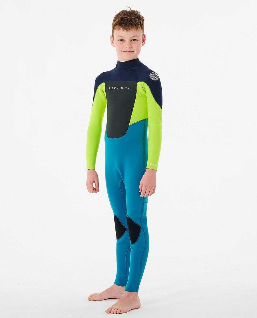 Kids Rip Curl Fullsuits | Junior Omega 3/2Mm Back Zip Wetsuit