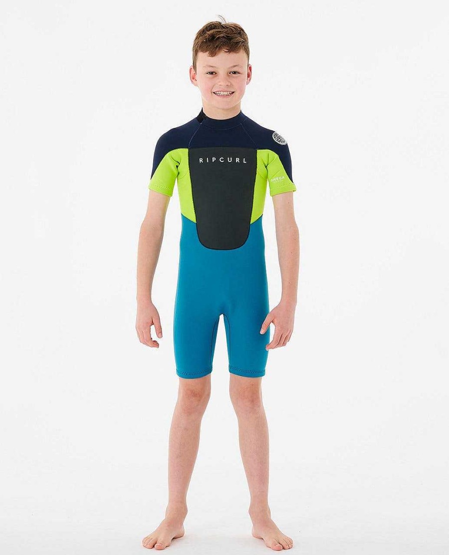 Kids Rip Curl Springsuits | Juniors Omega Back Zip Springsuit Wetsuit