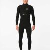 Men Rip Curl Fullsuits | E7 E-Bomb 4/3 Zip Free Wetsuit