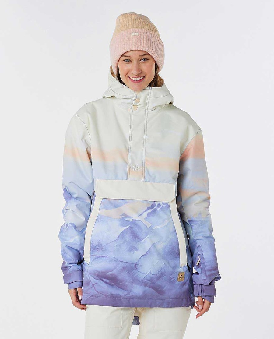 Women Rip Curl Snow Gear | Anti-Series Rider Anorak 10K/10K Snow Jacket