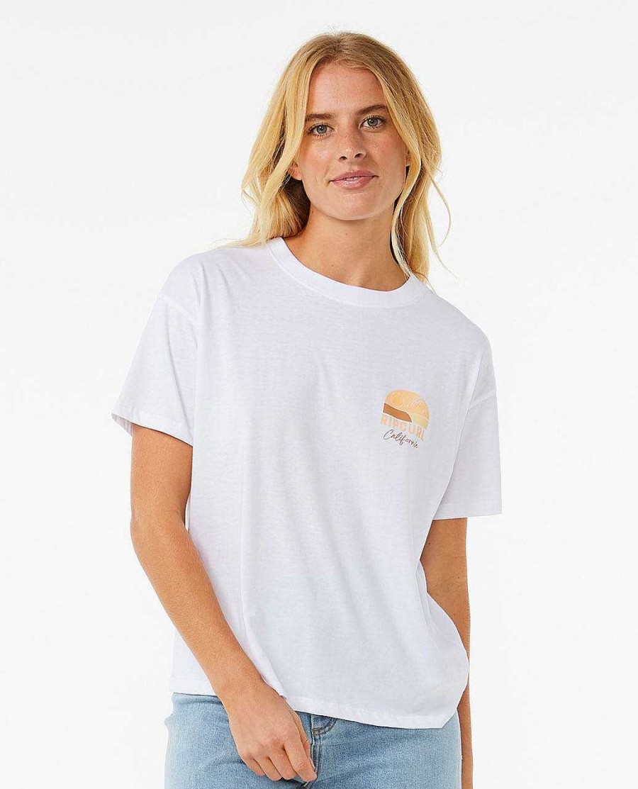 Women Rip Curl Tees & Tanks | Line Up Relaxed Tee