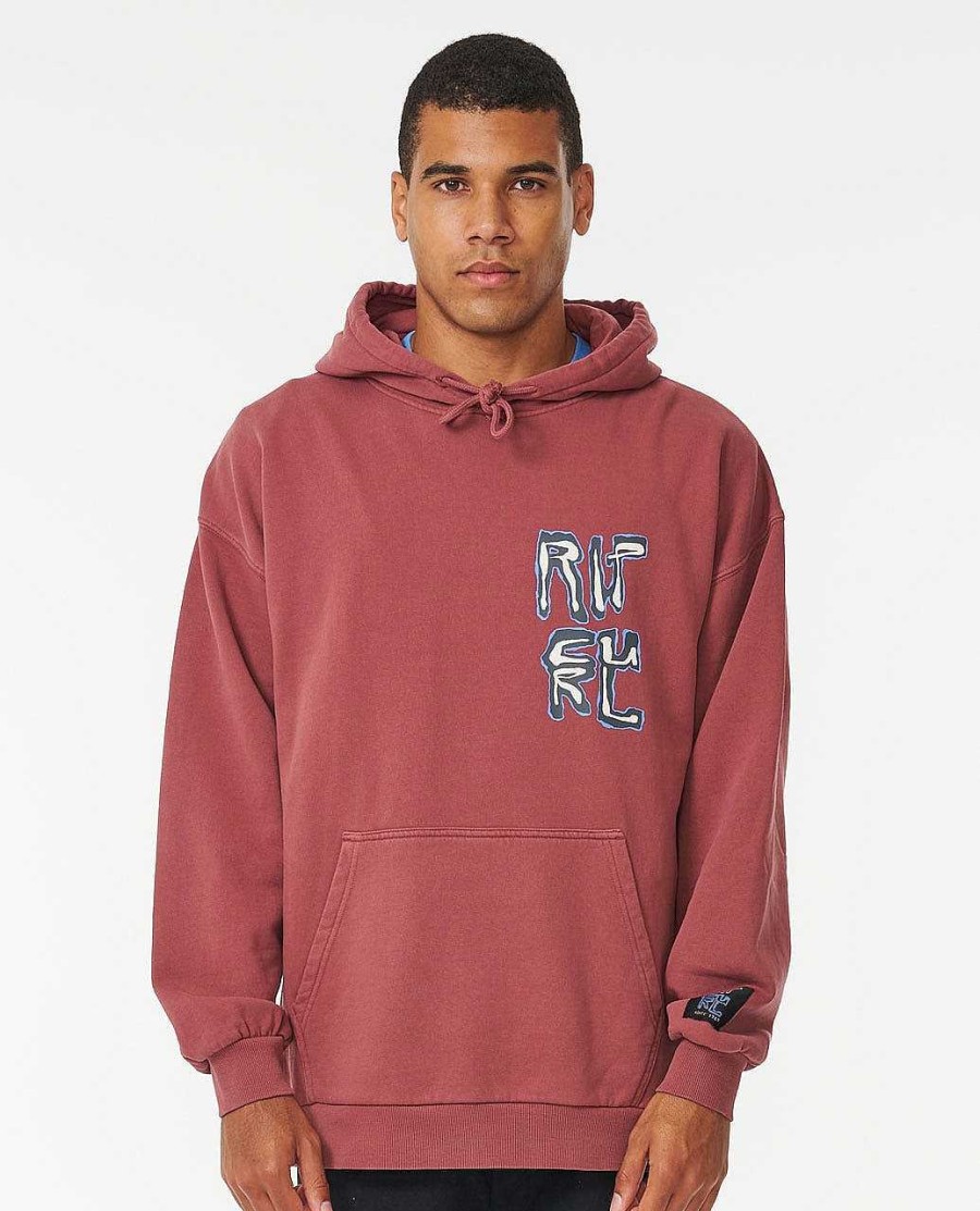 Men Rip Curl Hoodies & Fleece | Archive Solid Rock Hood