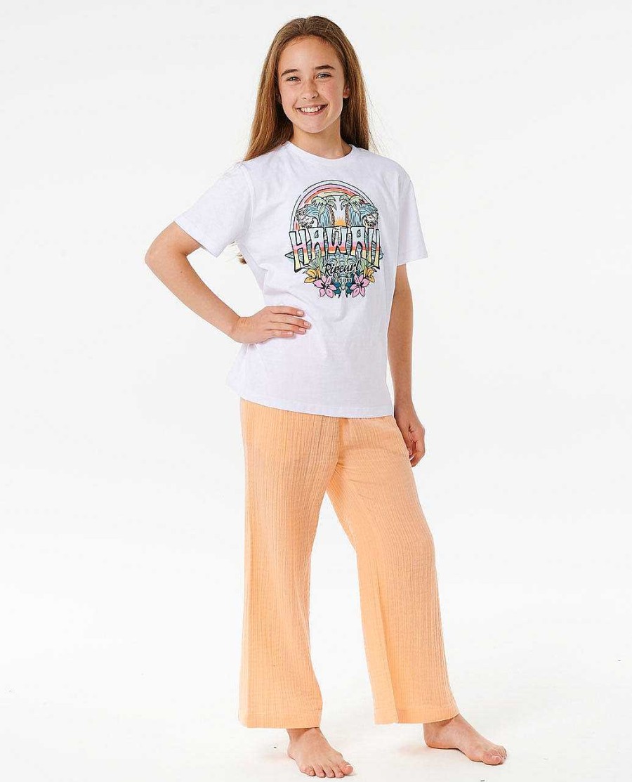 Girls Rip Curl Tops & Tees | Block Party Tee - Girls (8-14 Years)