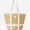 Women Rip Curl Luggage & Travel | Premium Surf Jute 45L Tote Natural