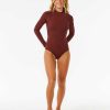 Women Rip Curl Rash Guards | Premium Surf Long Sleeve Surf Suit