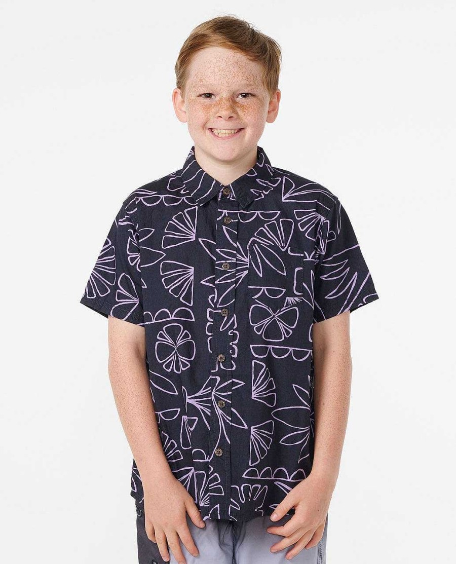 Boys Rip Curl Tops & Tees | Swc Short Sleeve Shirt - Boys (8-16 Years) Lilac