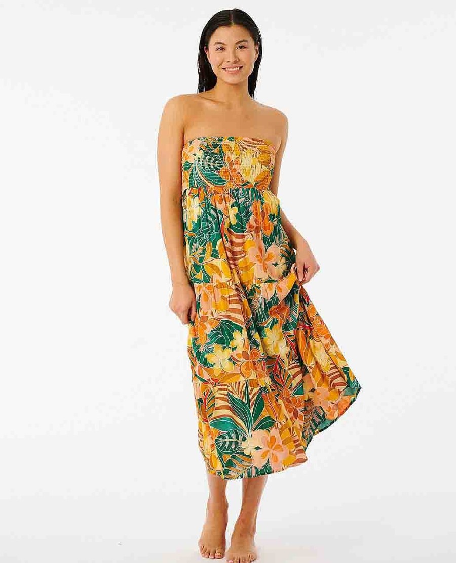 Women Rip Curl Dresses & Rompers | Brazilian Soul Midi Dress Multico