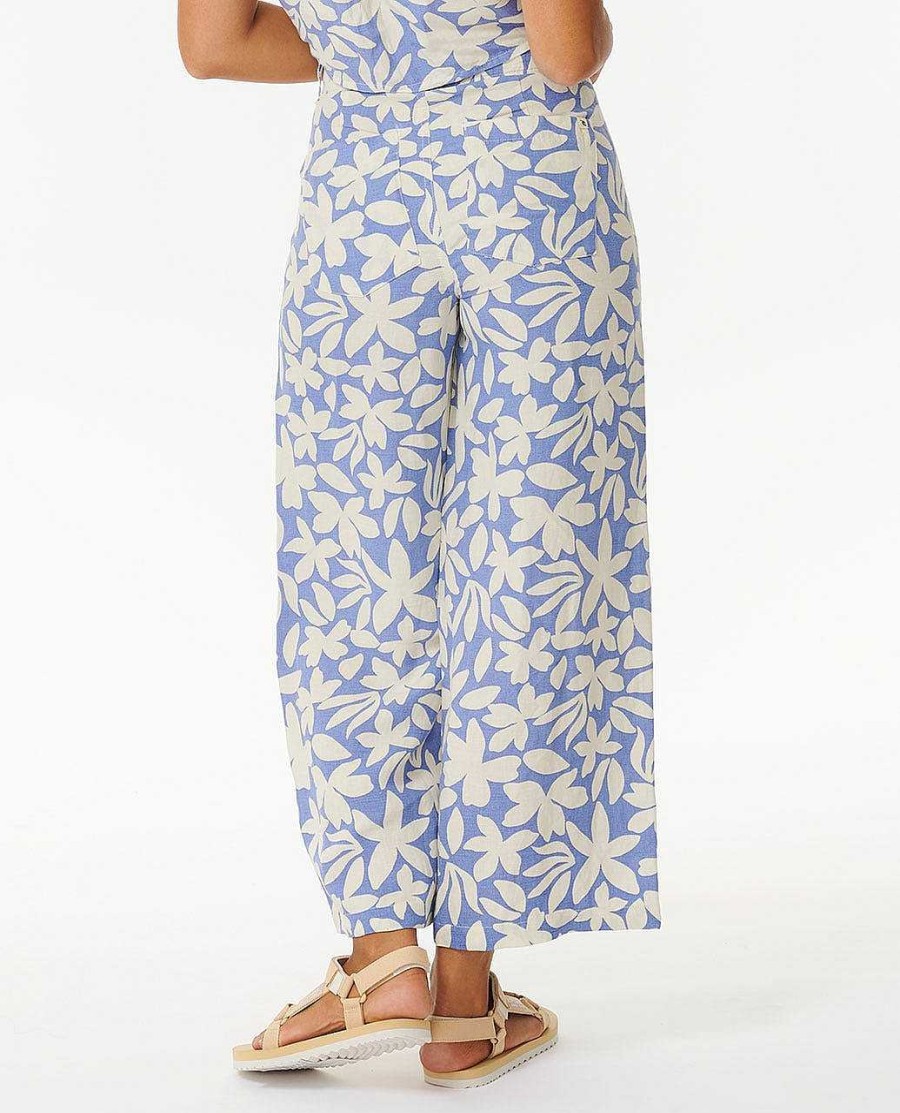 Women Rip Curl Pants | Holiday Tropics Pant Mid Blue