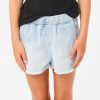 Girls Rip Curl Shorts | Tara Short - Girls (8 - 14 Years) Blue Ice