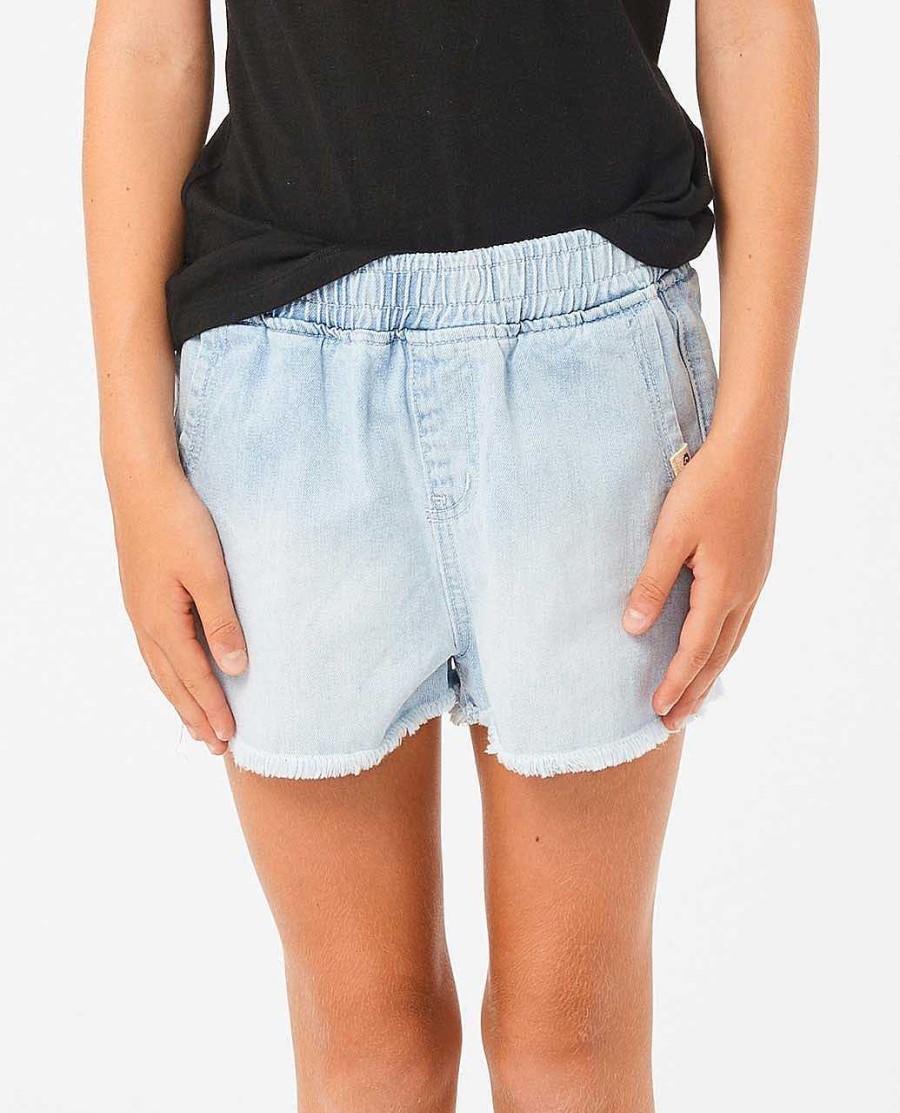 Girls Rip Curl Shorts | Tara Short - Girls (8 - 14 Years) Blue Ice