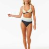 Women Rip Curl Bikini Tops | Block Party Spliced Fixed Triangle Bikini Top