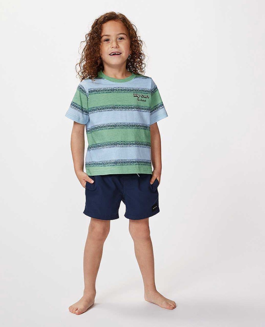 Boys Rip Curl Tops & Tees | Shred Town Stripe Tee - Boys (1-8 Years)