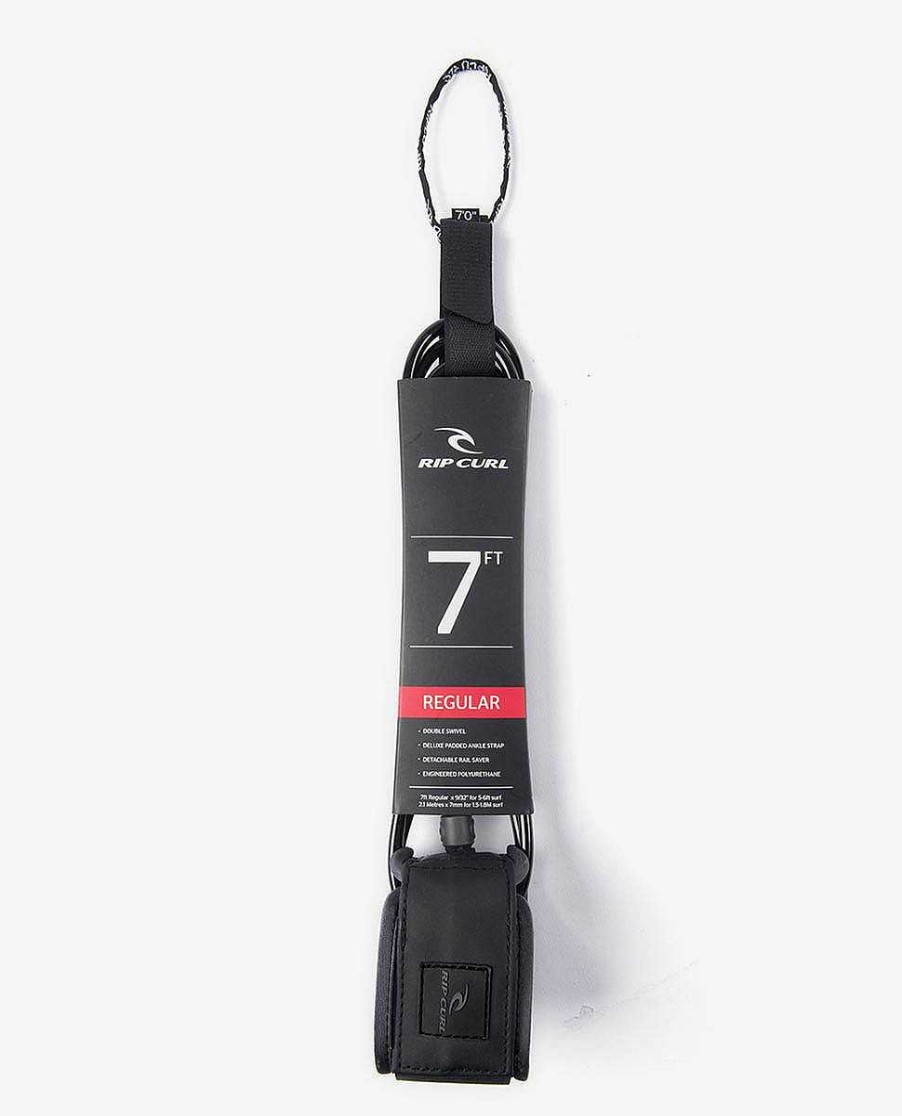 Men Rip Curl Surf Hardware | 7'0 Reg Surfboard Leash Surf Grip Black