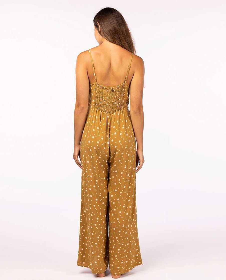 Women Rip Curl Dresses & Rompers | Sundial Jumpsuit Bronzed