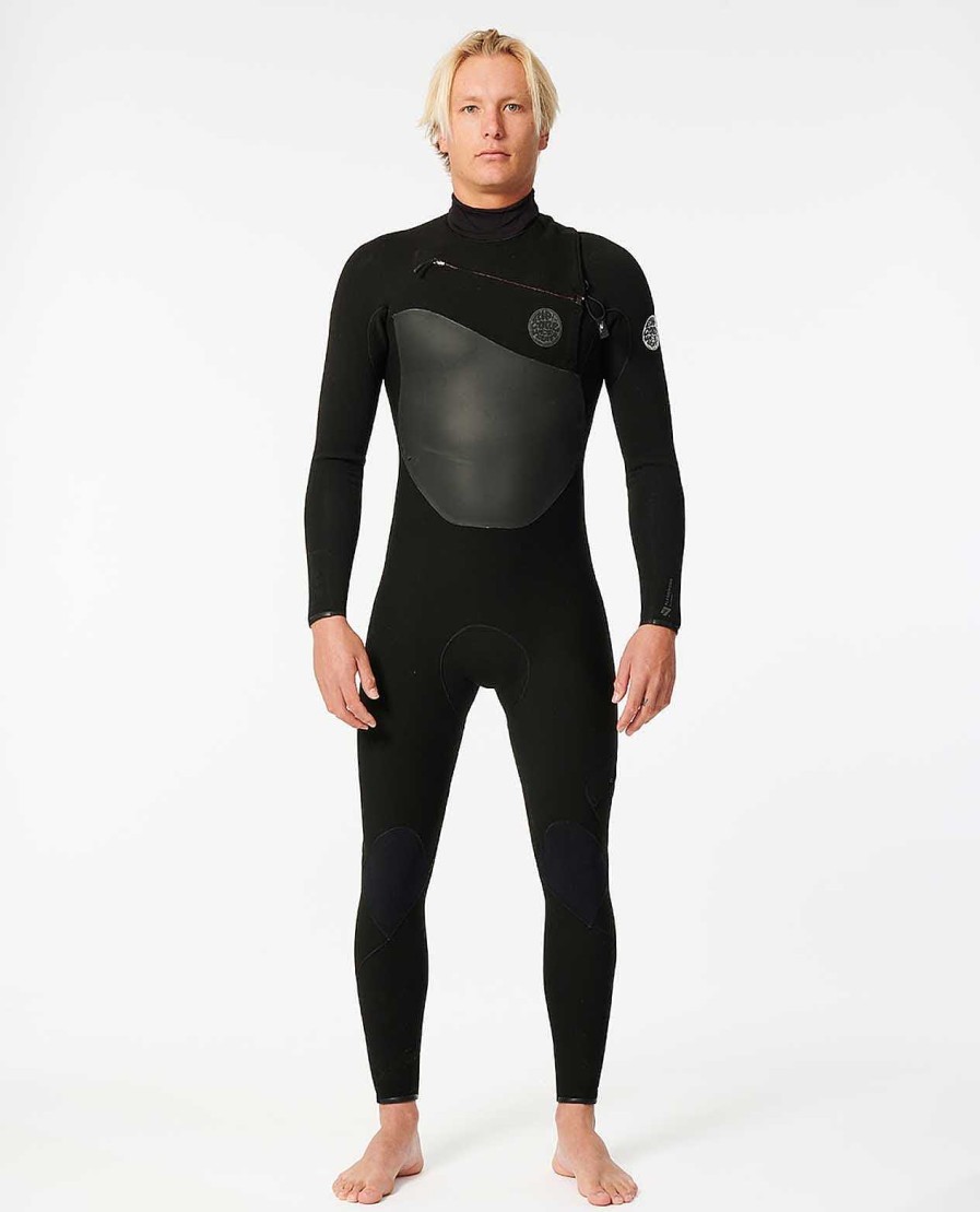 Men Rip Curl Fullsuits | E7 Flashbomb 4/3 Chest Zip Wetsuit