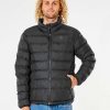 Men Rip Curl Jackets | Elite Anti-Series Puffer Crew Jacket