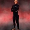 Women Rip Curl Fullsuits | E7 Women'S Flashbomb Fusion 3/2Mm Zip Free Wetsuit Black