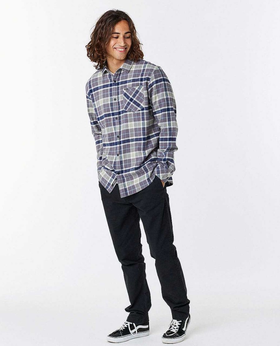 Men Rip Curl Shirts & Flannels | Checked In Flannel Shirt