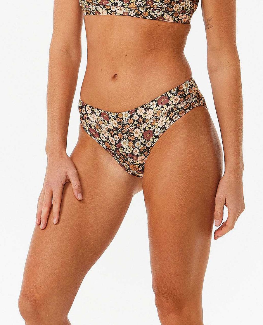 Women Rip Curl Bikini Bottoms | Sea Of Dreams Full Pant Brown