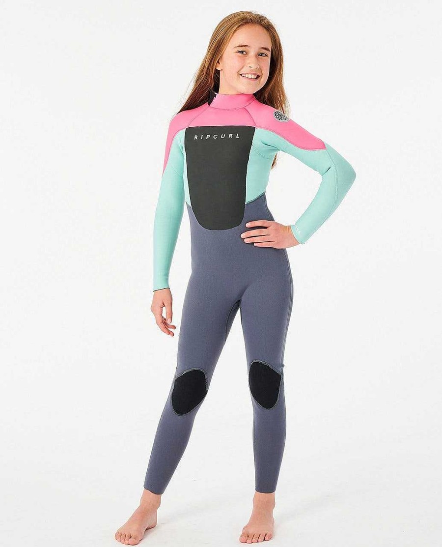 Kids Rip Curl Fullsuits | Junior Omega 3/2Mm Back Zip Wetsuit