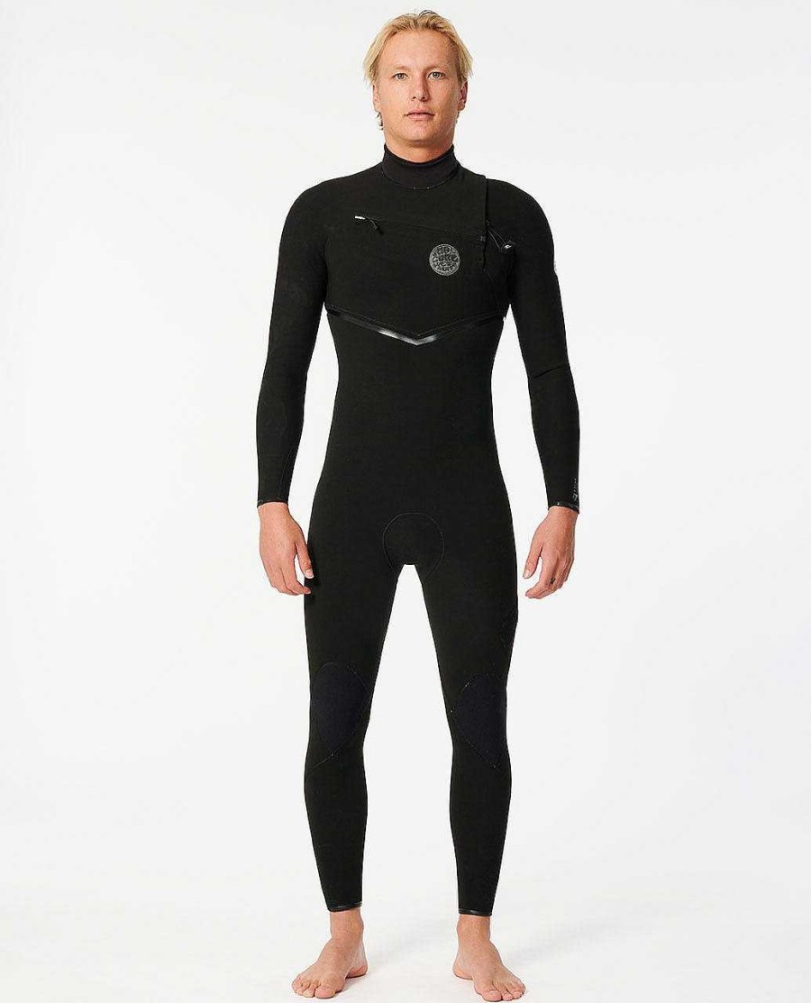 Men Rip Curl Fullsuits | E7 E-Bomb 4/3 Chest Zip Fullsuit Wetsuit